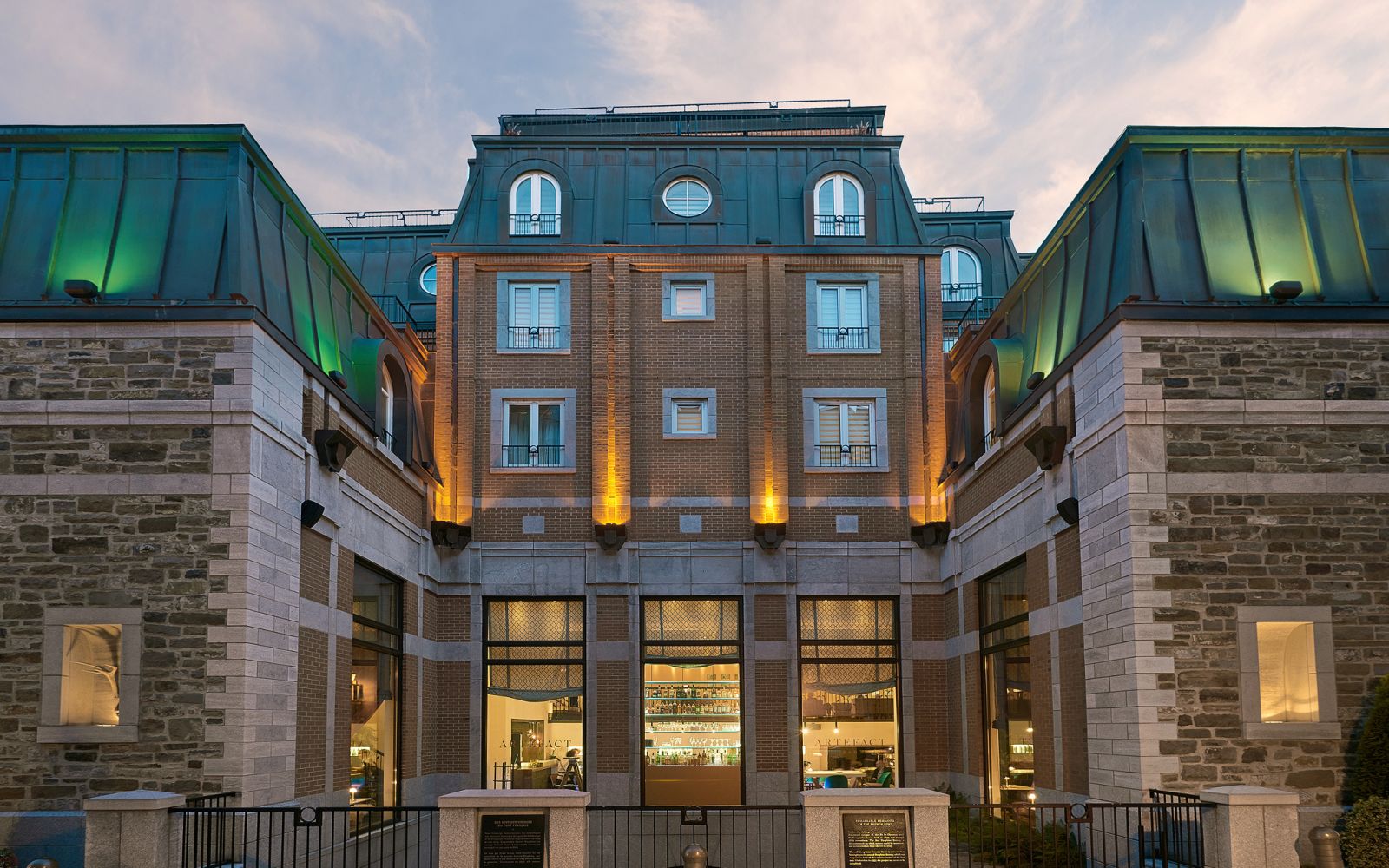 Auberge Saint-Antoine vu de l'extérieur